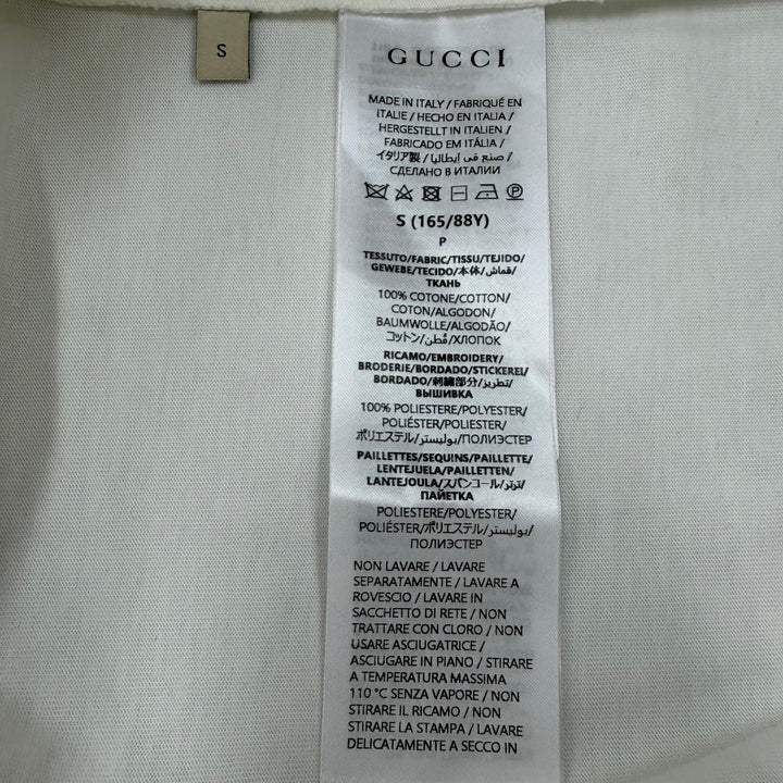 Excellent GUCCI Short sleeve T-shirt Sequin Crew Neck Short Sleeve S 776596