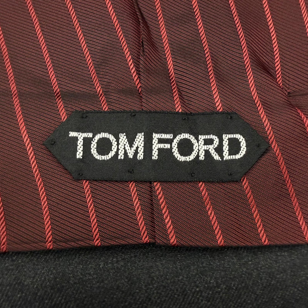 Excellent TOM FORD Best gray wool mens 56 0R0022 51S140