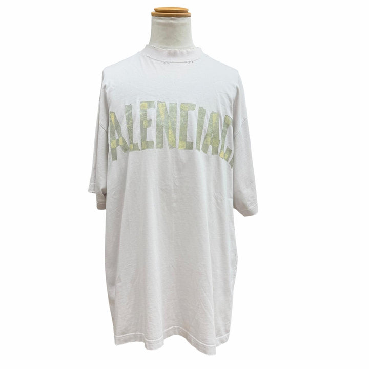 Excellent BALENCIAGA Short sleeve T-shirt beige cotton mens L 739784