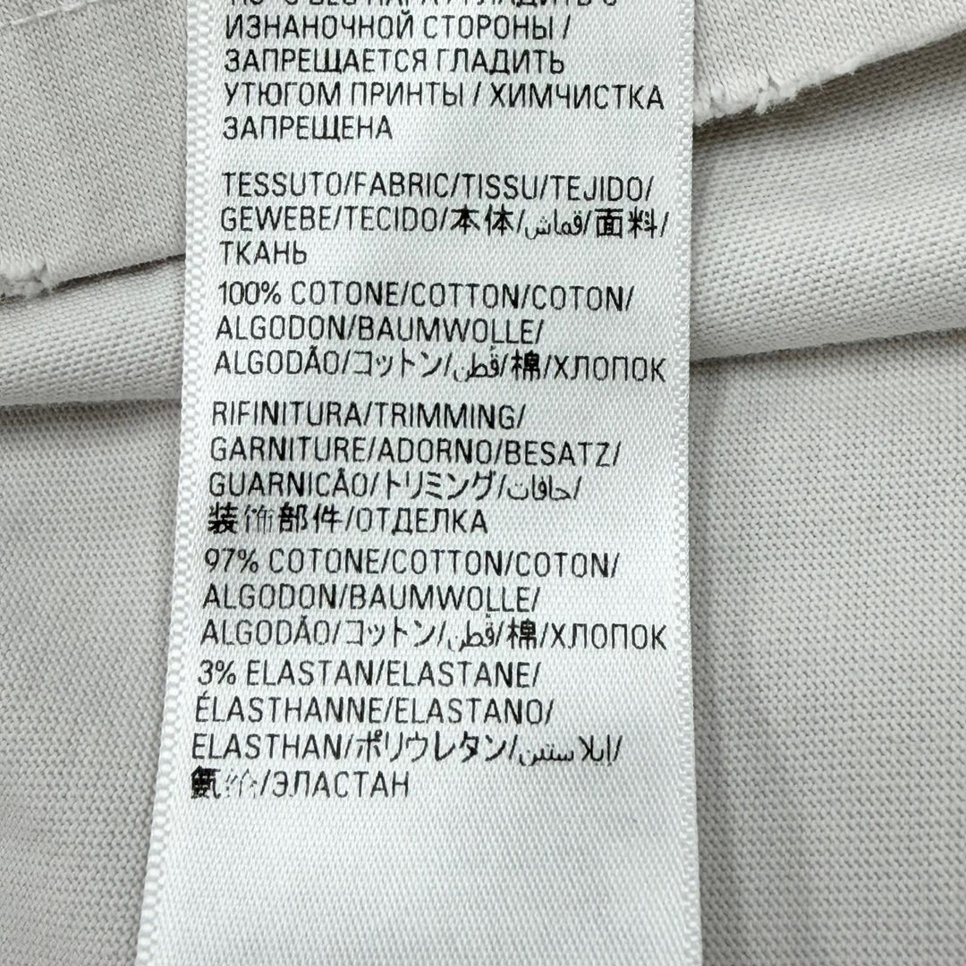 Excellent BALENCIAGA Short sleeve T-shirt beige cotton mens L 739784