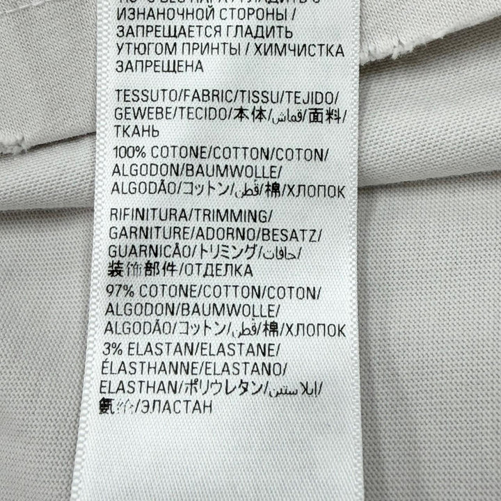 Excellent BALENCIAGA Short sleeve T-shirt beige cotton mens L 739784