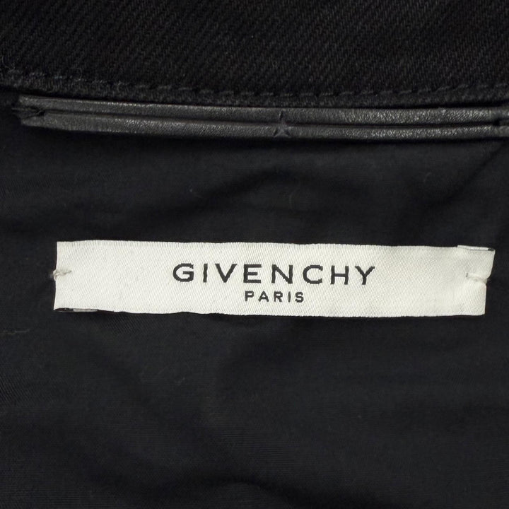 Great GIVENCHY Best Studded denim black cotton mens L 16S 0924 461