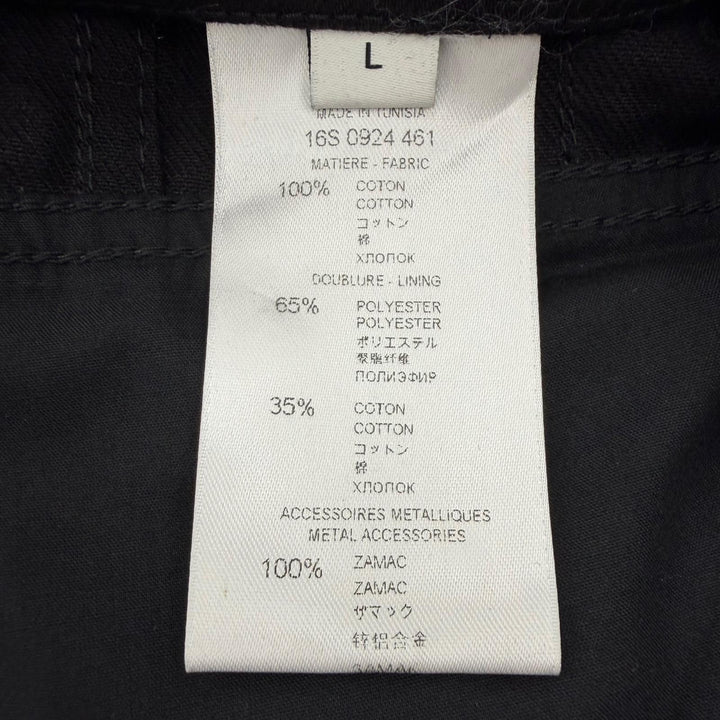 Great GIVENCHY Best Studded denim black cotton mens L 16S 0924 461