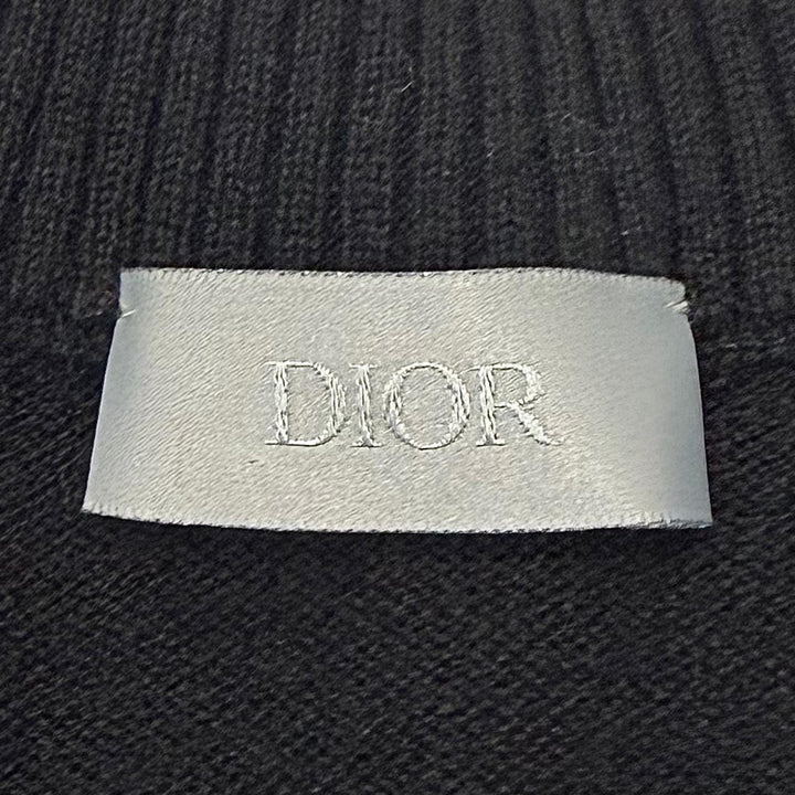 Pristine DIOR KENNY SCHARF sweater Logo embroidered knit cashmere S 193M637AT326