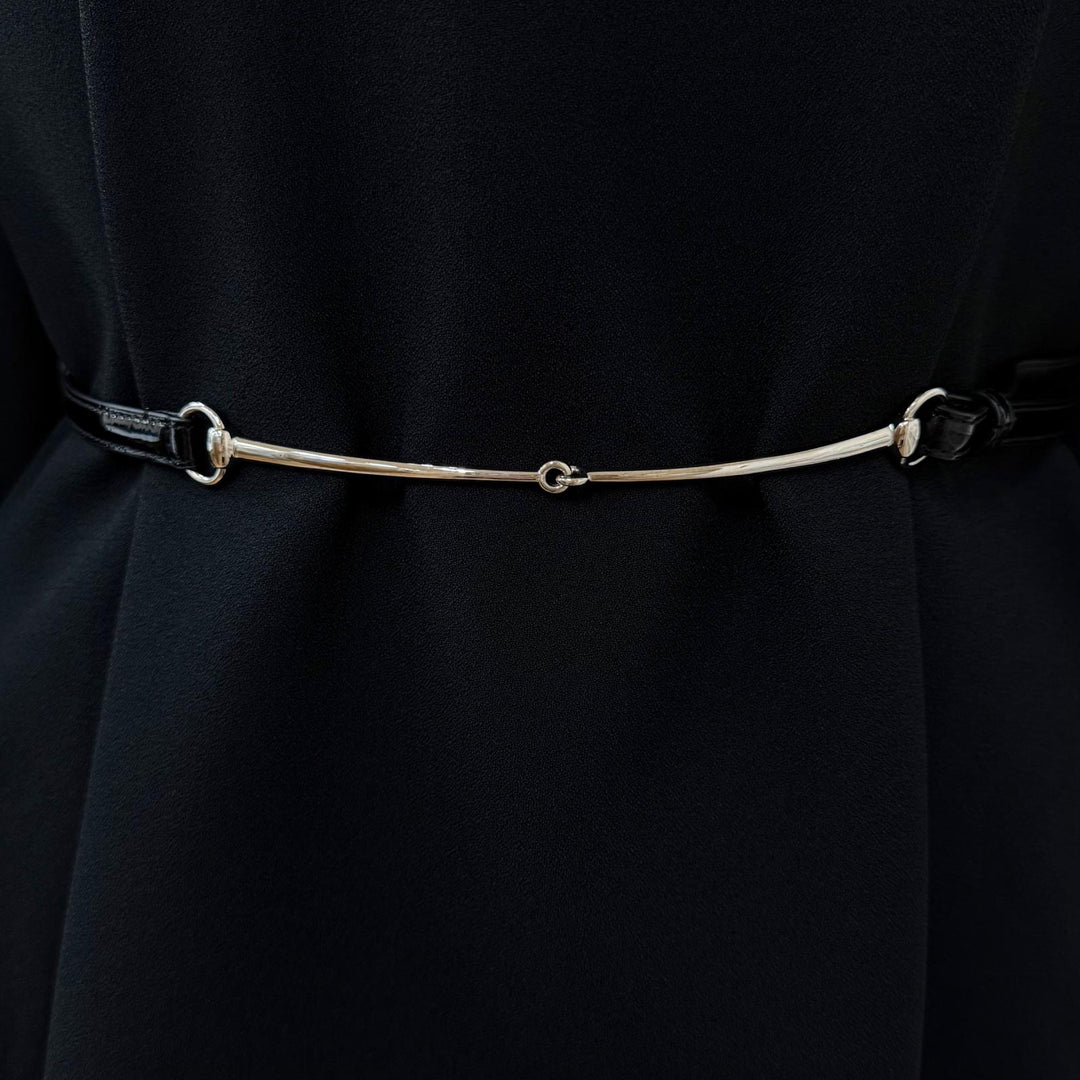 Excellent GUCCI one piece Belted, plain, long-sleeved shirt acetate IT 44 759278