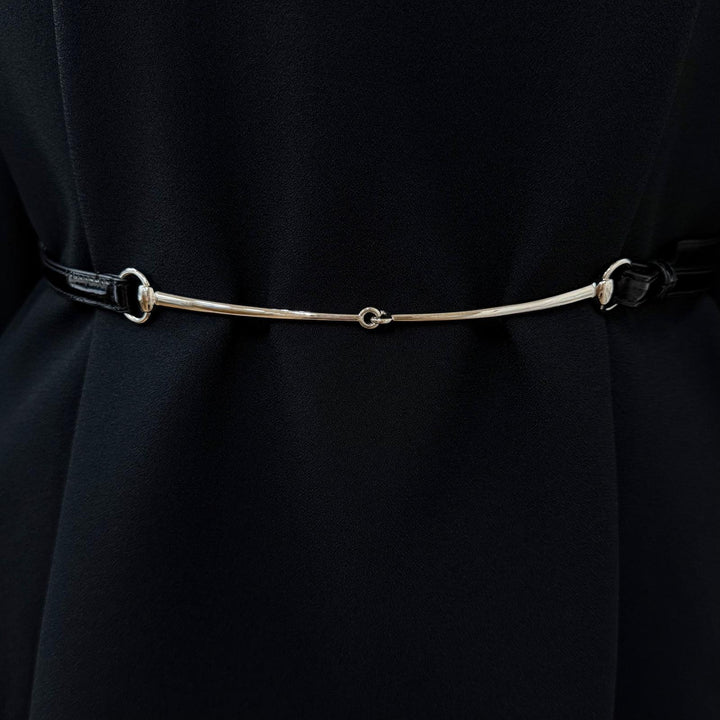 Excellent GUCCI one piece Belted, plain, long-sleeved shirt acetate IT 44 759278