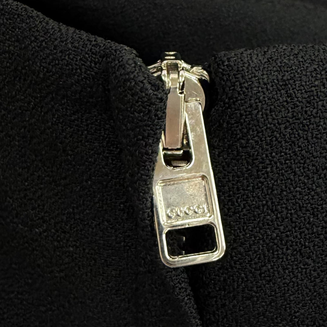 Excellent GUCCI one piece Belted, plain, long-sleeved shirt acetate IT 44 759278