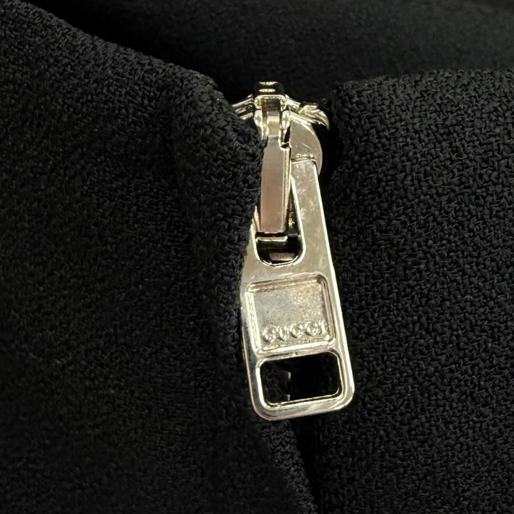 Excellent GUCCI one piece Belted, plain, long-sleeved shirt acetate IT 44 759278
