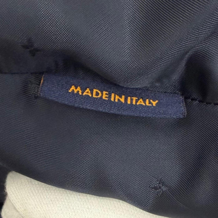 Pristine LOUIS VUITTON tailored jacket single Navy wool mens 50