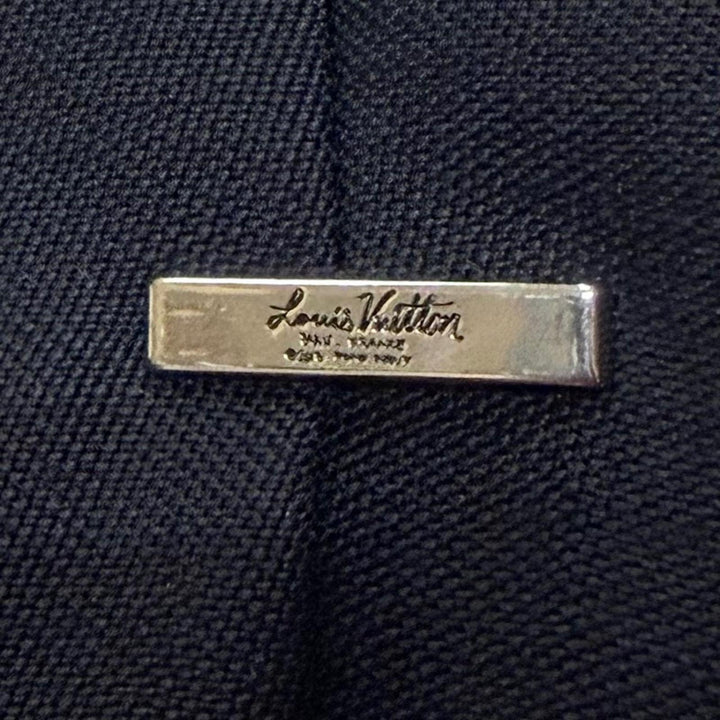 Pristine LOUIS VUITTON tailored jacket single Navy wool mens 50