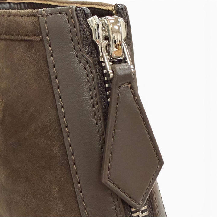 Pristine HERMES short boots Single 55 ankle boots Suede leather 36.5 242074Z