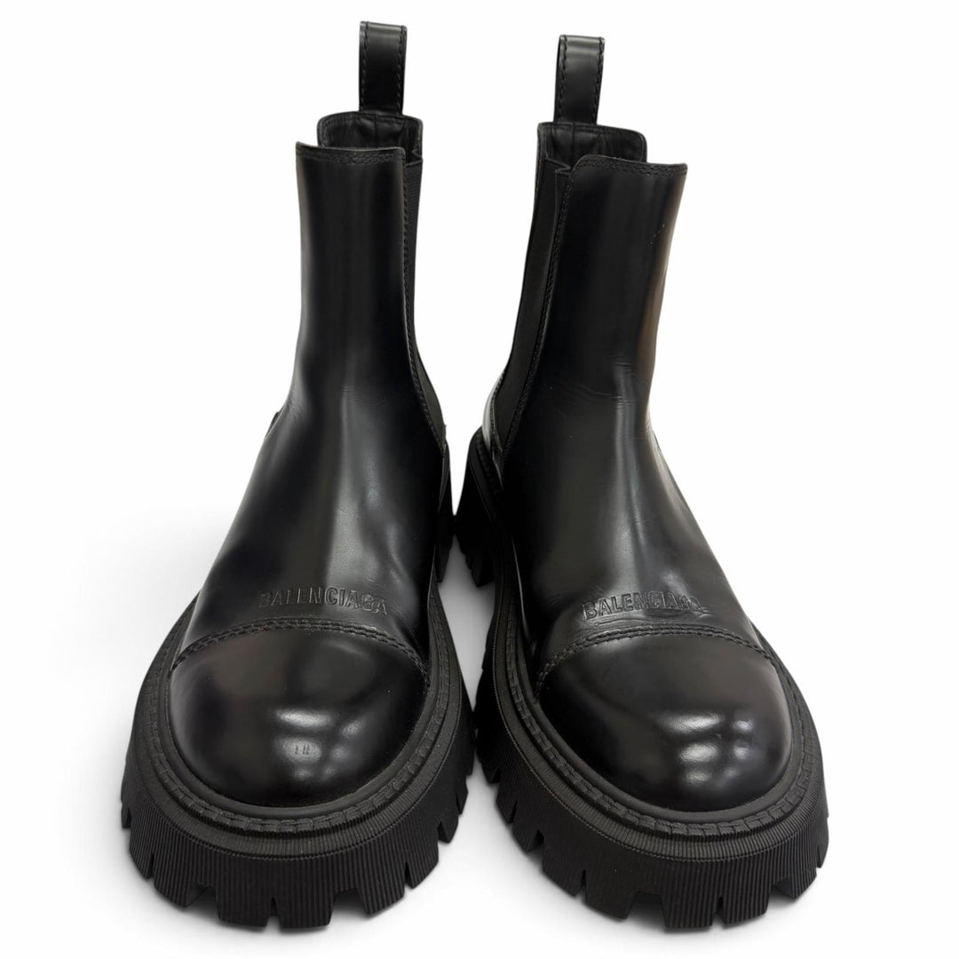 Excellent BALENCIAGA boots TRACTOR 20MM Platform Chelsea boots
