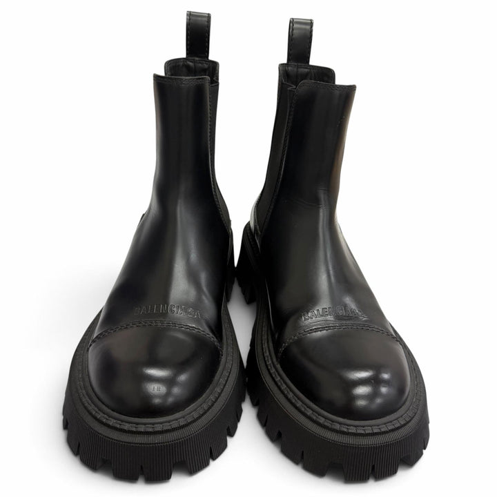 Excellent BALENCIAGA boots TRACTOR 20MM Platform Chelsea boots