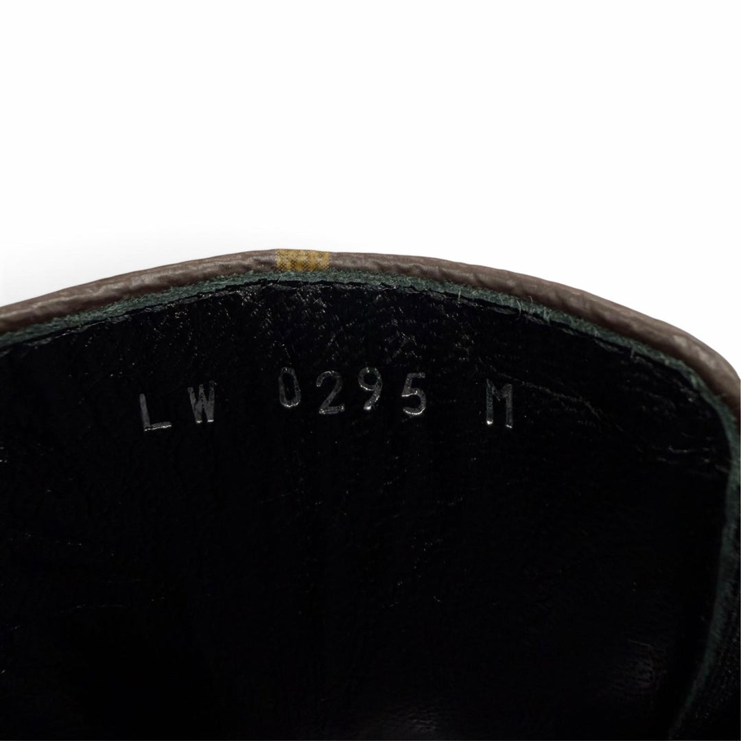 Excellent LOUIS VUITTON Silhouette Chelsea Ankle Boots Monogram leather 37.5