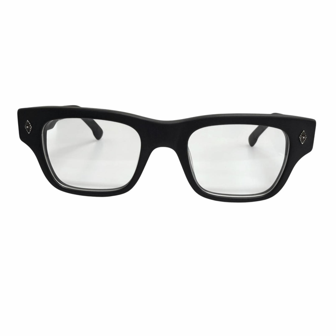 Great CHROME HEARTS Glasses CRYPDIC CH cross black SV925 mens
