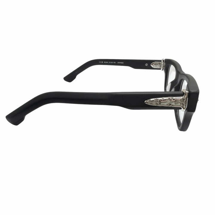 Great CHROME HEARTS Glasses CRYPDIC CH cross black SV925 mens