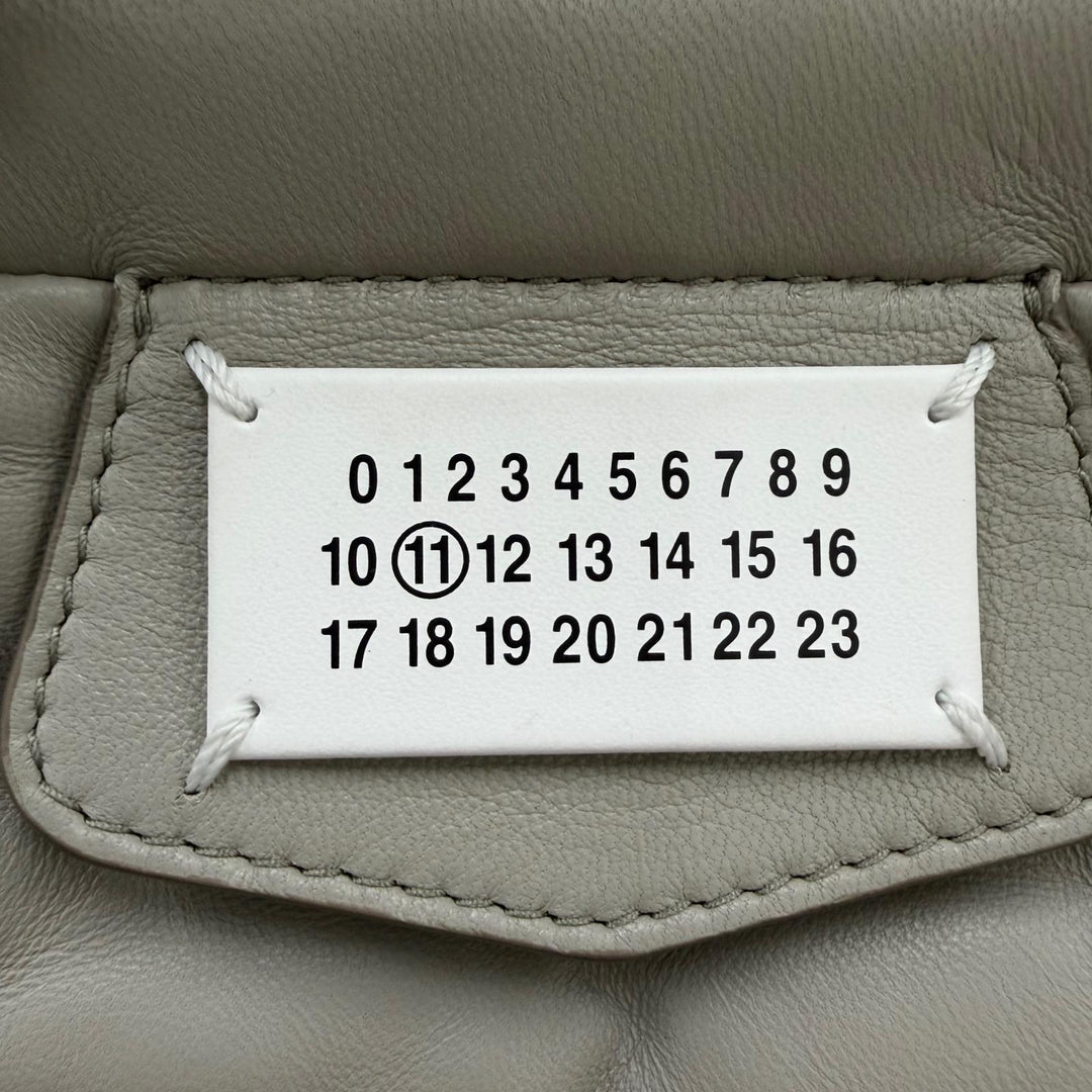 Great Maison Margiela 11 GLAM SLAM SHOPPING SMALL Tote Bag gray S56WD0133