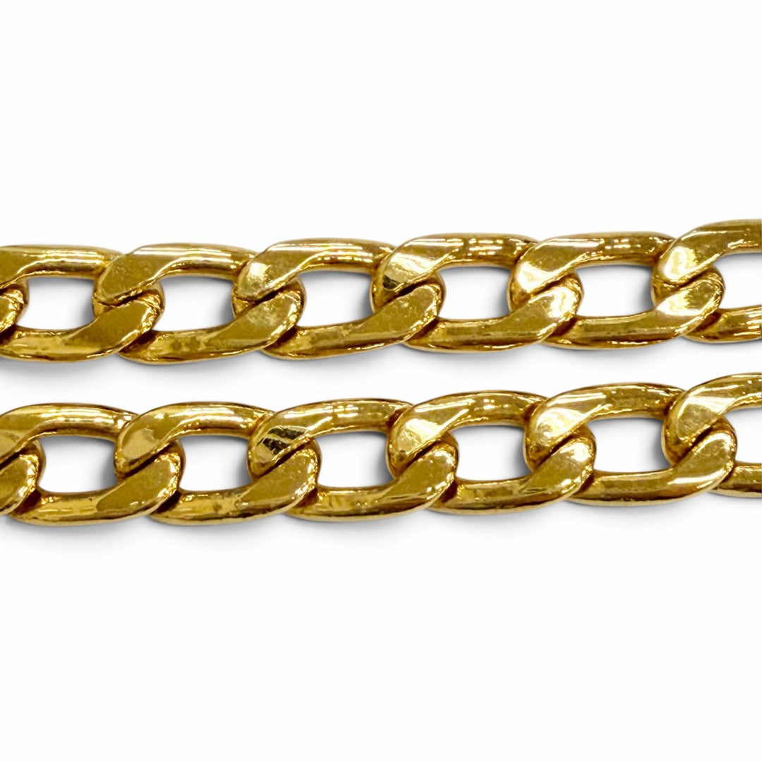 Great CHANEL belt COCO Mark Logo Medallion Chain Belt gold Women