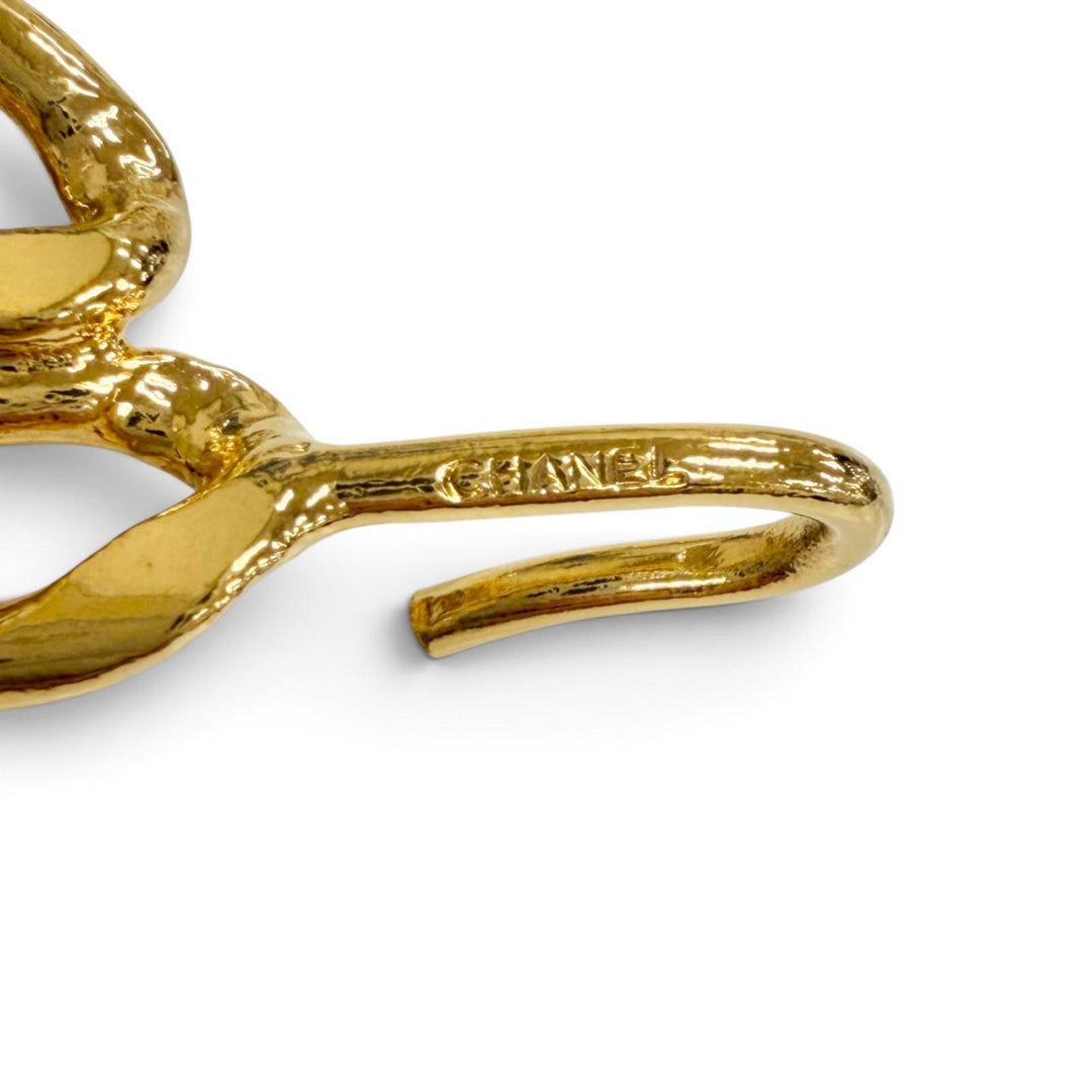 Great CHANEL belt COCO Mark Logo Medallion Chain Belt gold Women