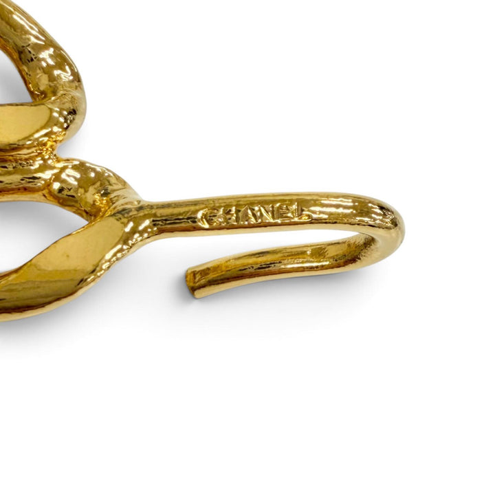 Great CHANEL belt COCO Mark Logo Medallion Chain Belt gold Women