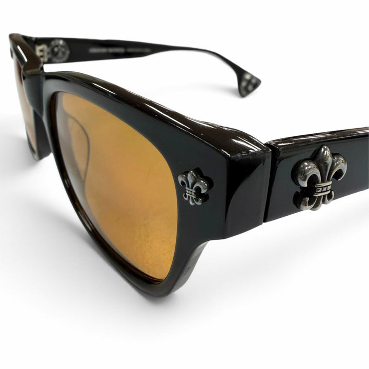 Very Good CHROME HEARTS sunglasses FILLED BS Flare Eyewear black mens