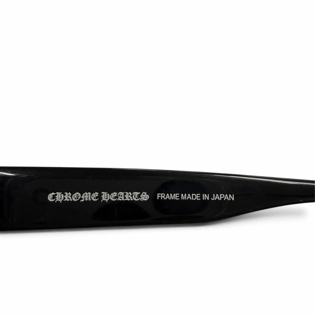 Very Good CHROME HEARTS sunglasses FILLED BS Flare Eyewear black mens