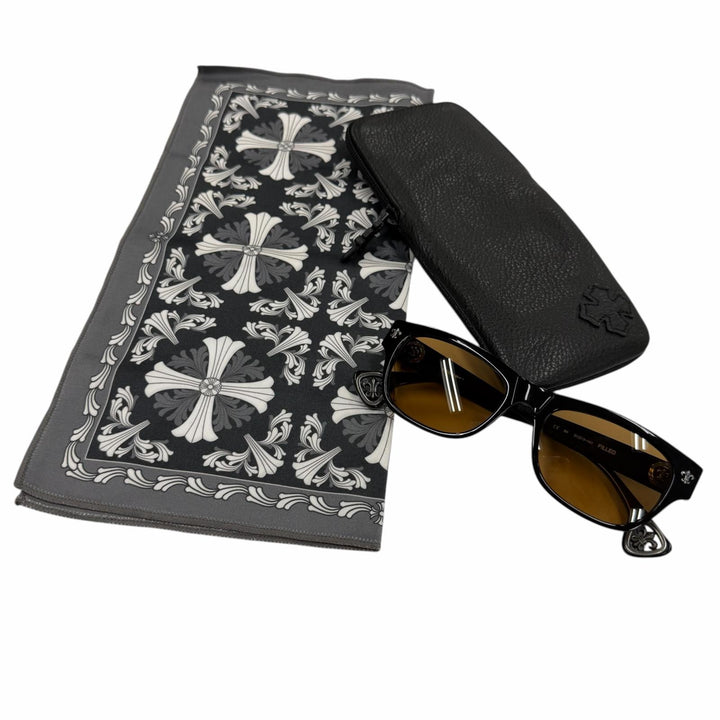 Very Good CHROME HEARTS sunglasses FILLED BS Flare Eyewear black mens