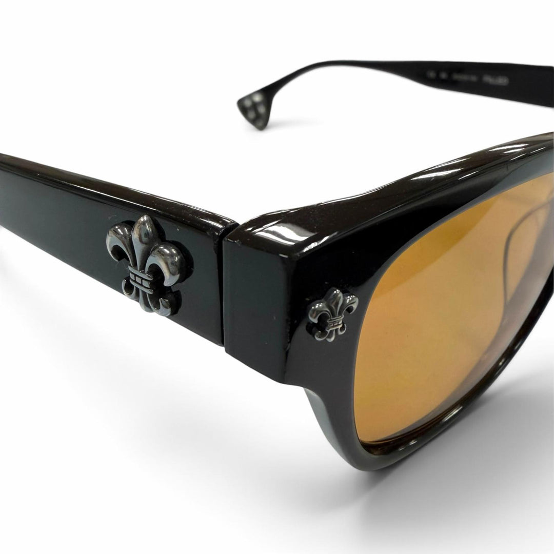 Very Good CHROME HEARTS sunglasses FILLED BS Flare Eyewear black mens