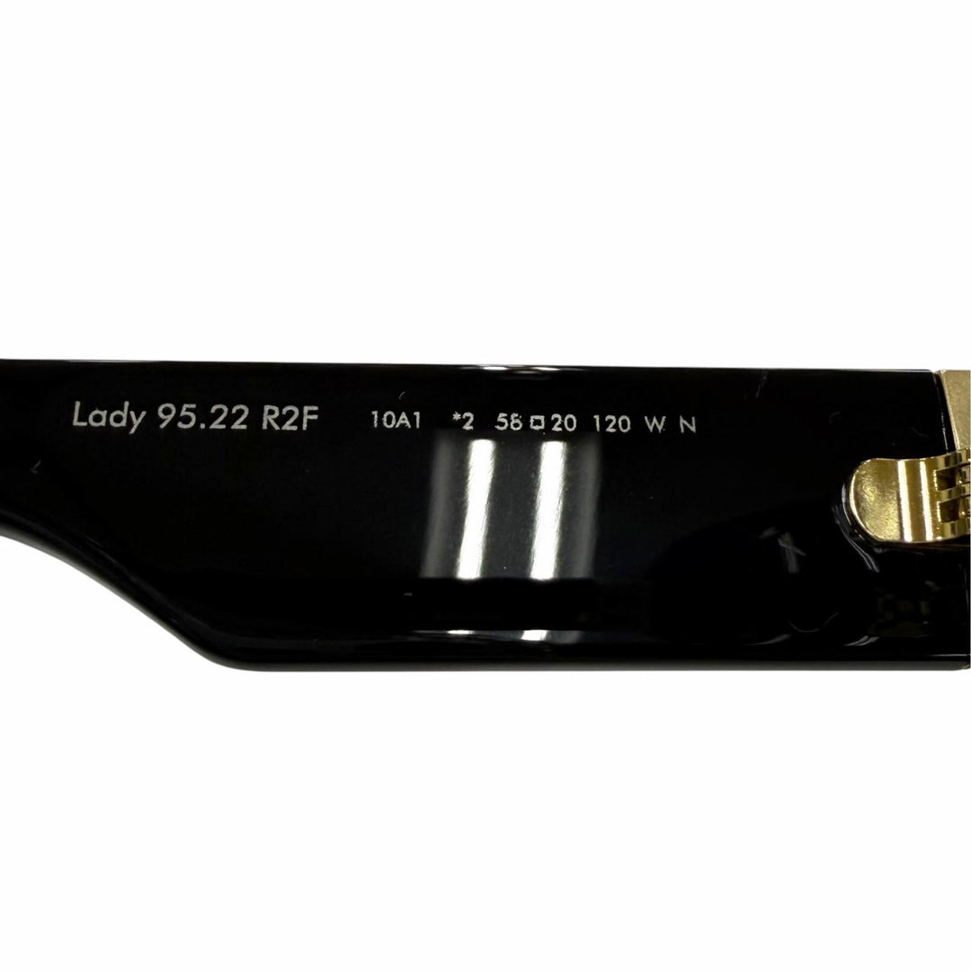Excellent Christian Dior sunglasses Cannage Frame CD Logo black Women