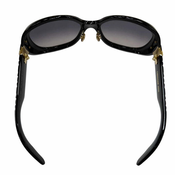 Excellent Christian Dior sunglasses Cannage Frame CD Logo black Women