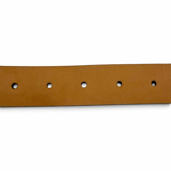 Great LOUIS VUITTON belt Ceinture Initials LV black leather mens M6901V