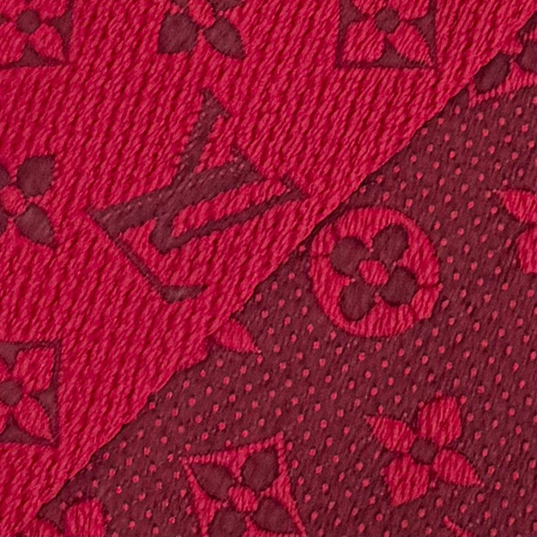 Great LOUIS VUITTON Scarf Escalp Logo Mania Monogram fringe wool Women 413287