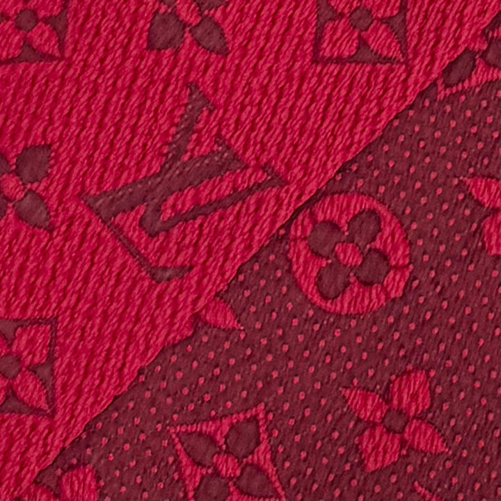 Great LOUIS VUITTON Scarf Escalp Logo Mania Monogram fringe wool Women 413287