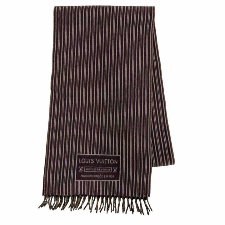 Excellent LOUIS VUITTON Scarf My Neverfull Monogram with fringe Brown M96732