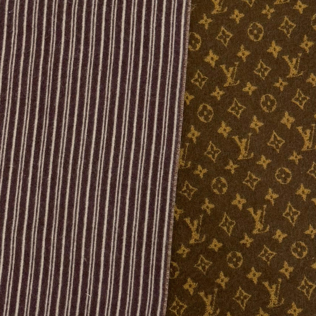 Excellent LOUIS VUITTON Scarf My Neverfull Monogram with fringe Brown M96732