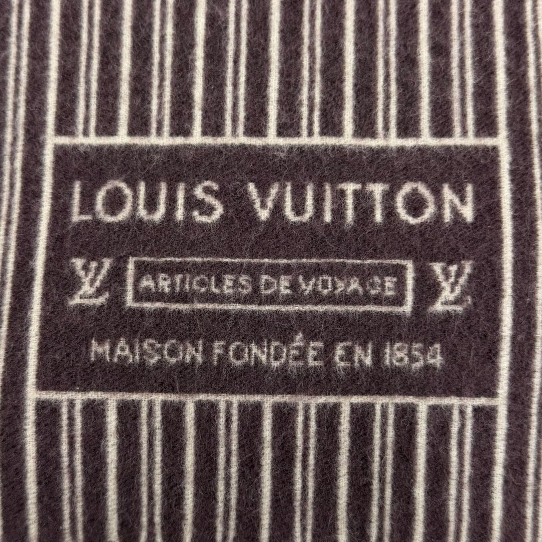 Excellent LOUIS VUITTON Scarf My Neverfull Monogram with fringe Brown M96732