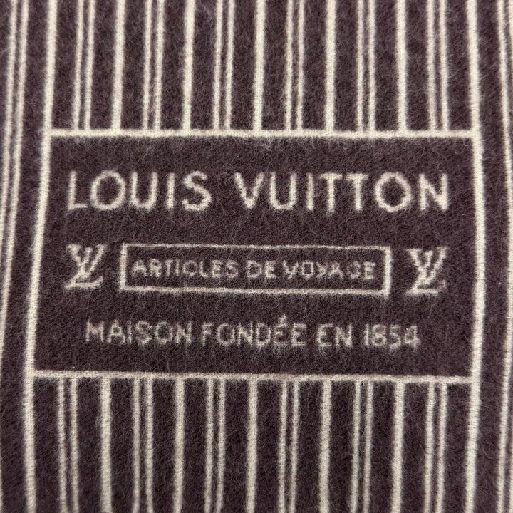 Excellent LOUIS VUITTON Scarf My Neverfull Monogram with fringe Brown M96732