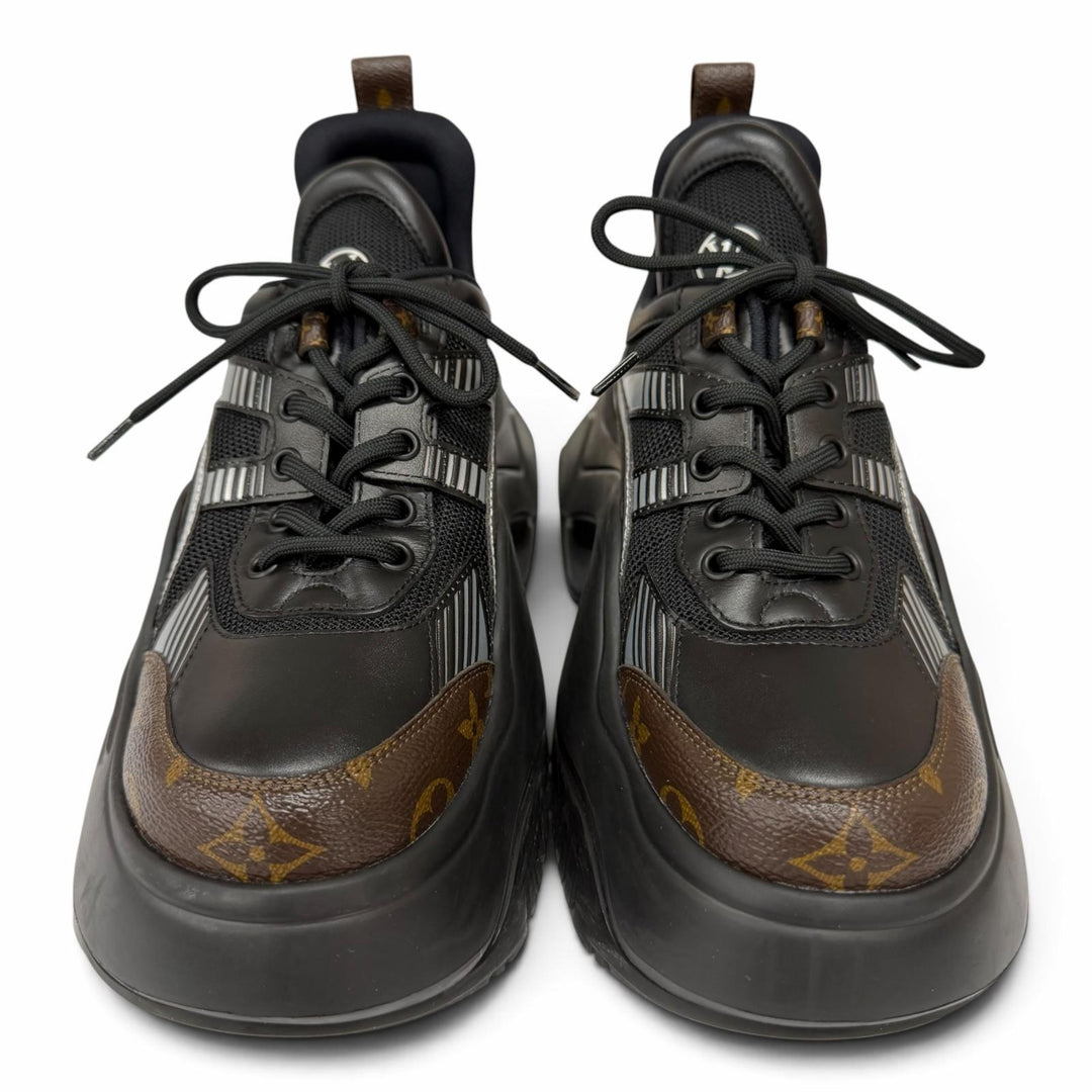 Excellent LOUIS VUITTON sneakers Arclight 2.0 Line Monogram black Women 37.5