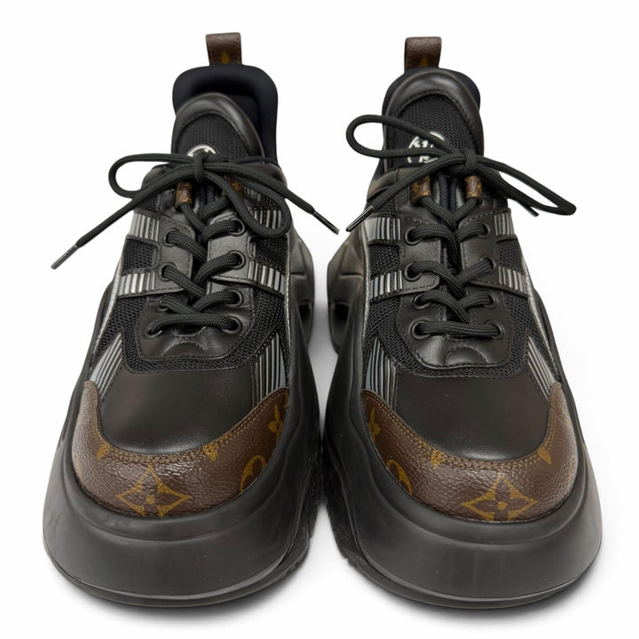 Excellent LOUIS VUITTON sneakers Arclight 2.0 Line Monogram black Women 37.5