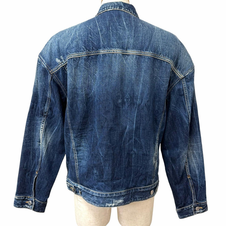 Discounted Great DSQUARED2 Denim Jacket Dropped Shoulder Jean Jacket Denim jacket