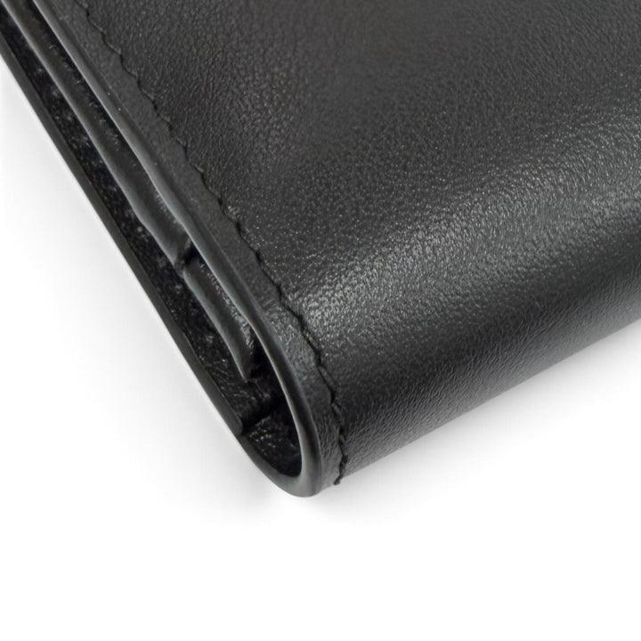 Excellent PRADA Purse Triangle Logo City Calf Tab Long Wallet leather 1MV025