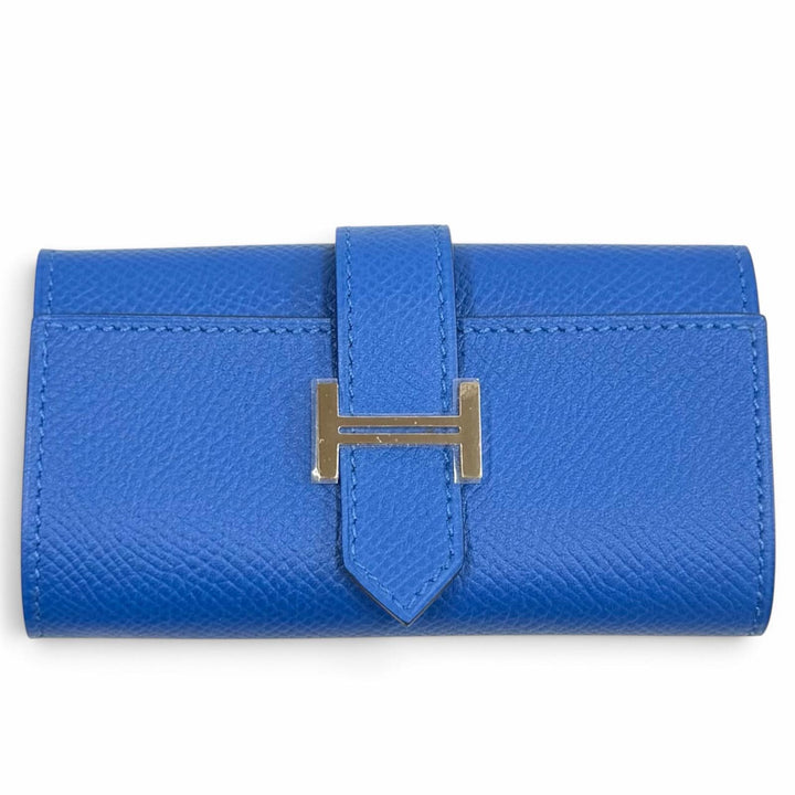 Pristine HERMES Key holder Bean HMetal 4 series Epsom Leather Women