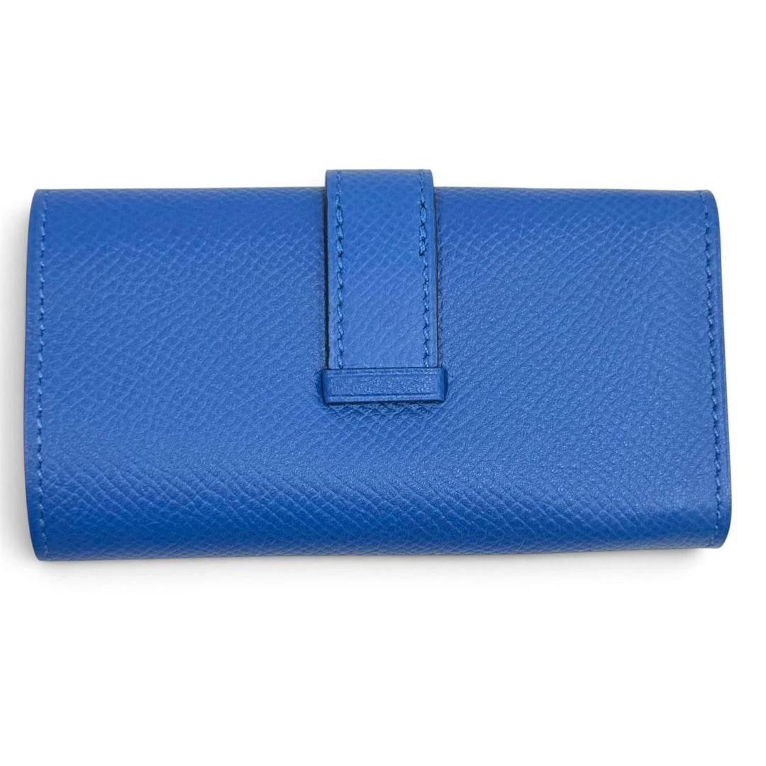 Pristine HERMES Key holder Bean HMetal 4 series Epsom Leather Women