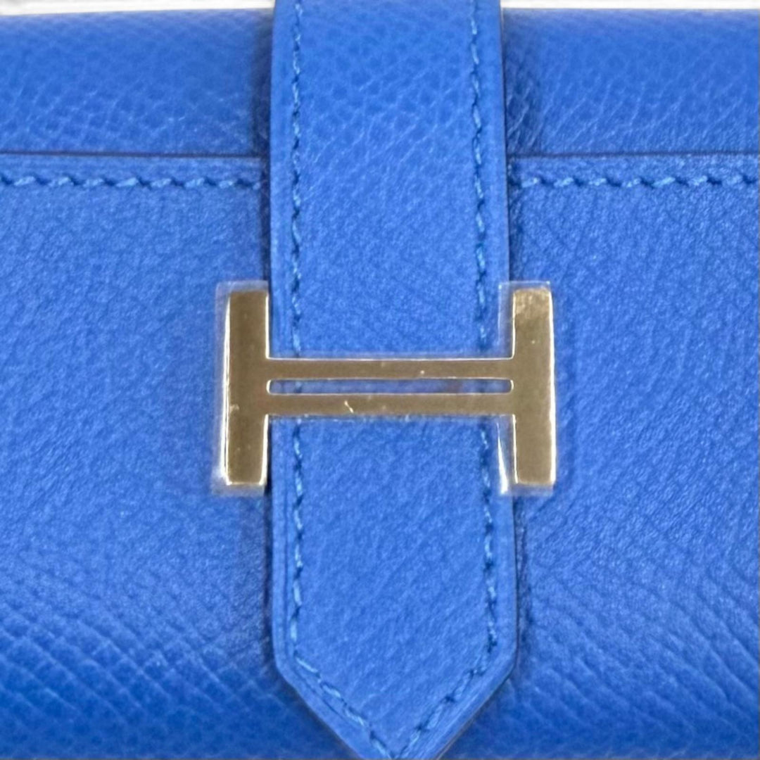 Pristine HERMES Key holder Bean HMetal 4 series Epsom Leather Women