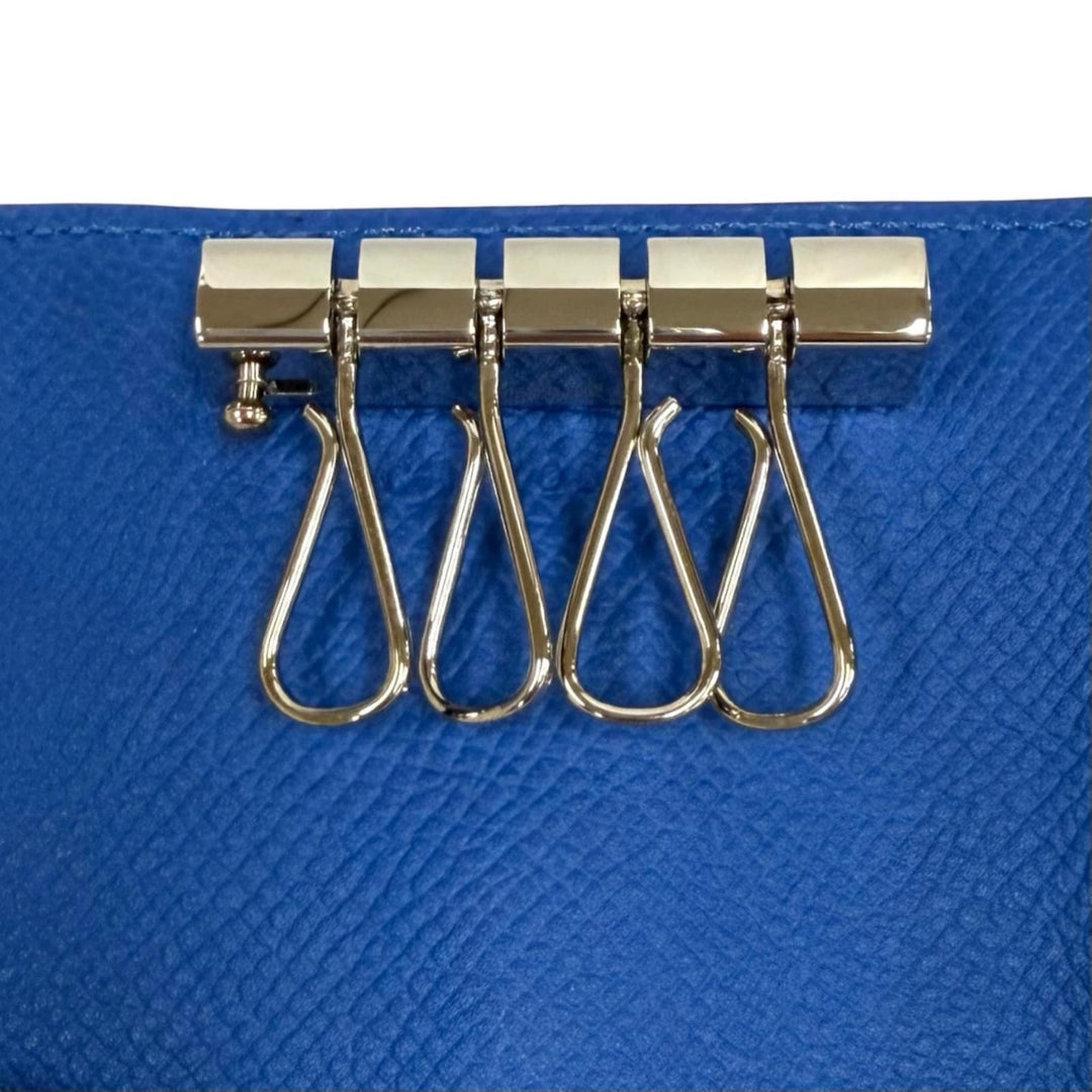 Pristine HERMES Key holder Bean HMetal 4 series Epsom Leather Women