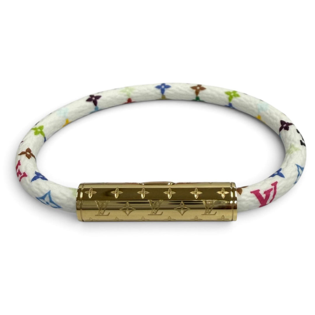 Excellent LOUIS VUITTON bracelet LV Confidential Bracelet Multi leather M8973F