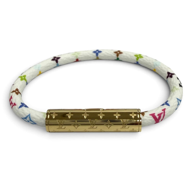 Excellent LOUIS VUITTON bracelet LV Confidential Bracelet Multi leather M8973F