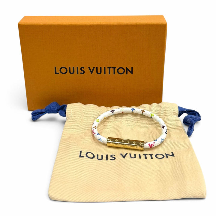 Excellent LOUIS VUITTON bracelet LV Confidential Bracelet Multi leather M8973F