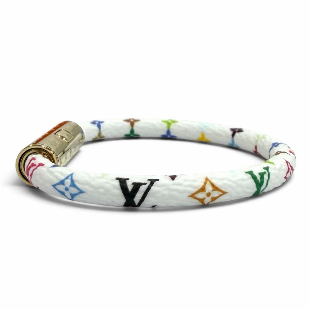 Excellent LOUIS VUITTON bracelet LV Confidential Bracelet Multi leather M8973F