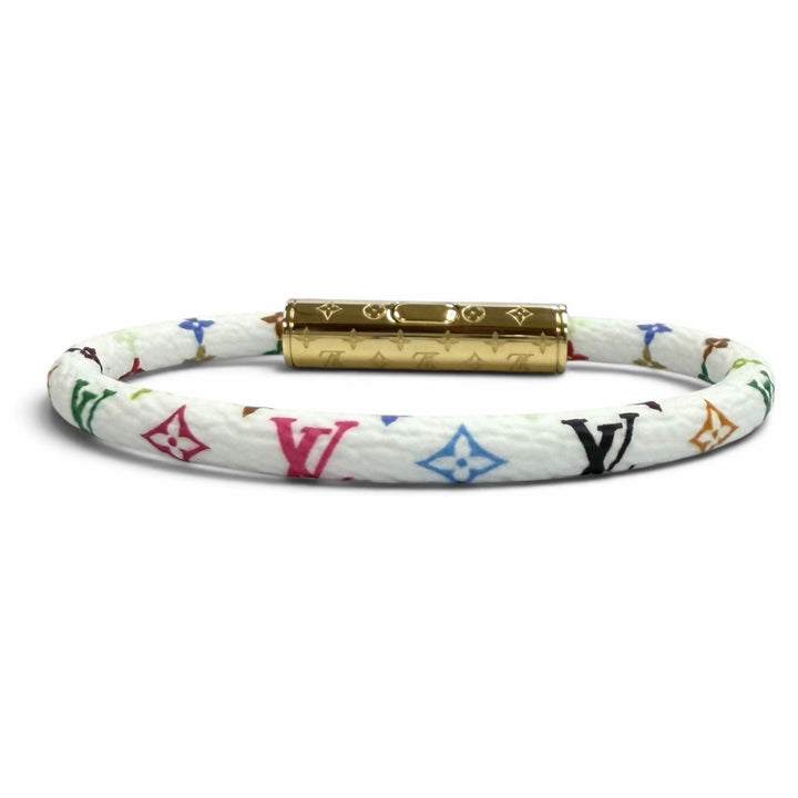 Excellent LOUIS VUITTON bracelet LV Confidential Bracelet Multi leather M8973F